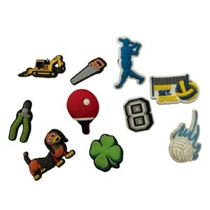 Set of 10 Shoe Charms